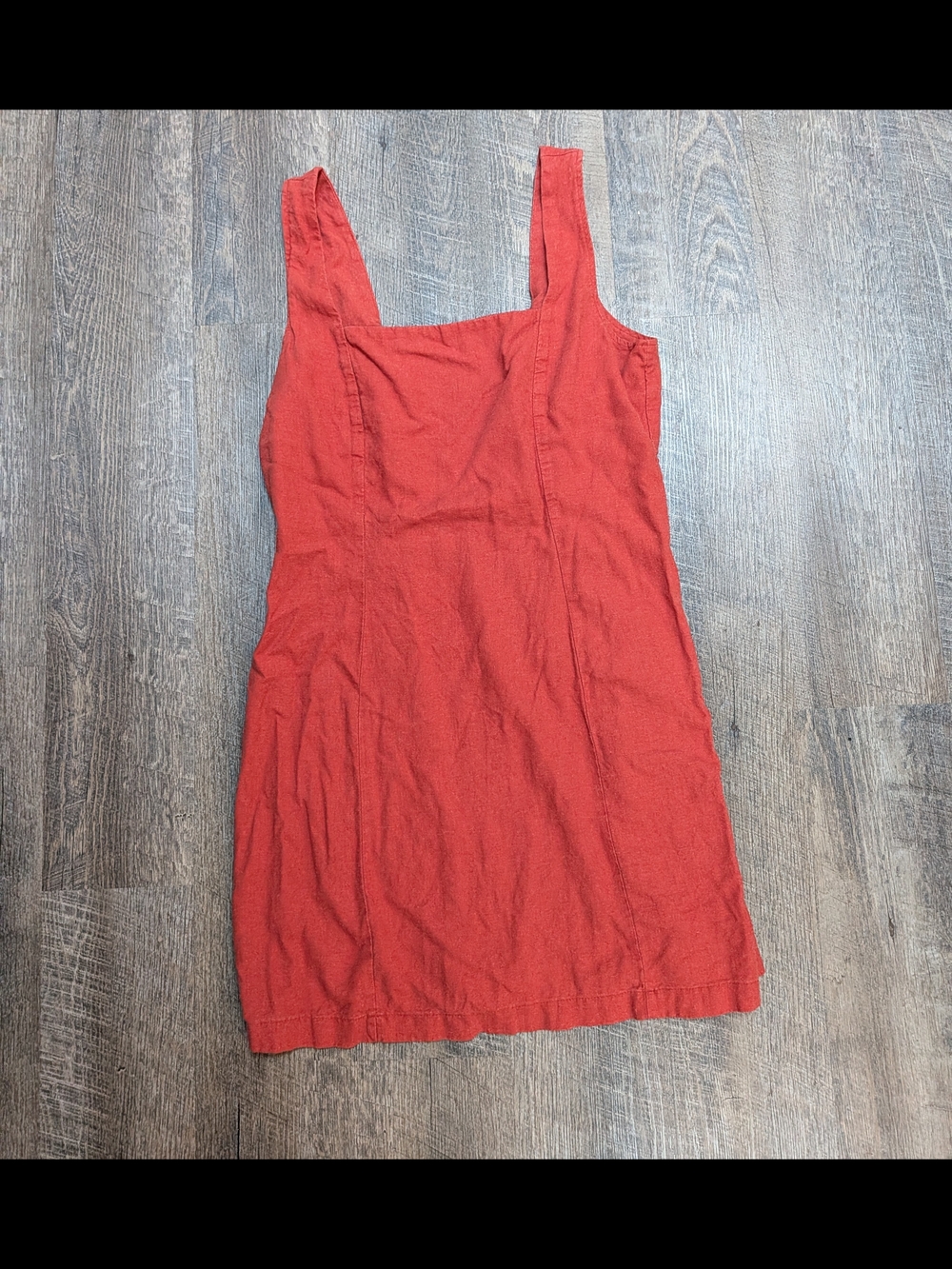 Old Navy Red Sundress with Square Neck